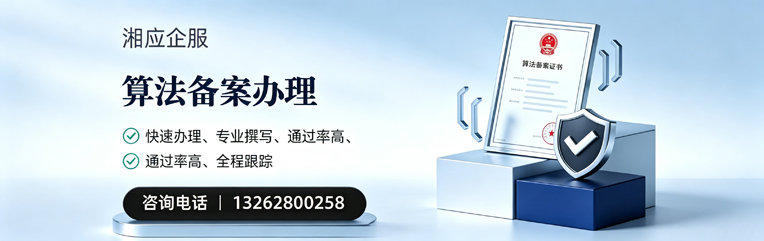 宜宾算法备案申报服务