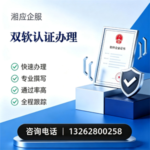 宜宾双软认证申报服务
