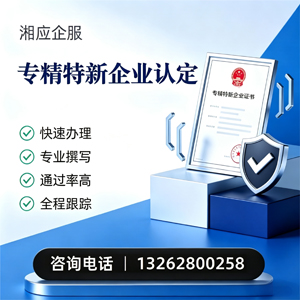 宜宾专精特新企业申报服务
