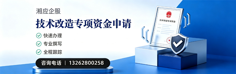 宜宾技术改造专项资金申报服务