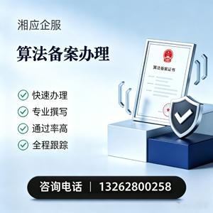 宜宾算法备案申报服务